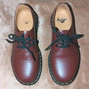 Dr Martens, Smooth Leather Oxford Shoes 1461, Size 5,  Cherry Red